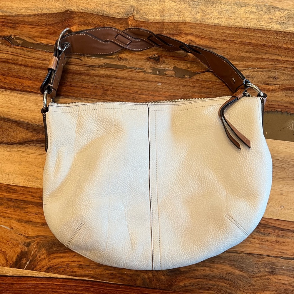Coach white purse